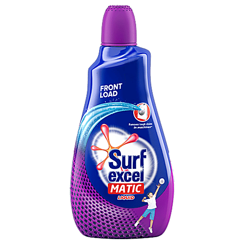 Surf Excel Liquid Detergent - Matic, Front Load, 500 ml  