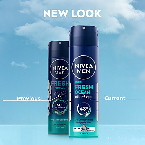 Nivea Fresh Ocean Deodorant, 150 ml  