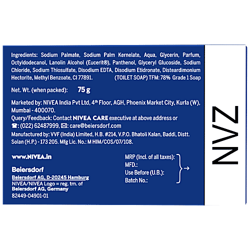 Nivea Creme Care Soap - For Hands & Body, 75 g  