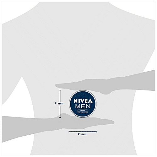 Nivea Men Creme - Non Greasy Moisturiser Cream For Face, Body & Hands, 30 ml  