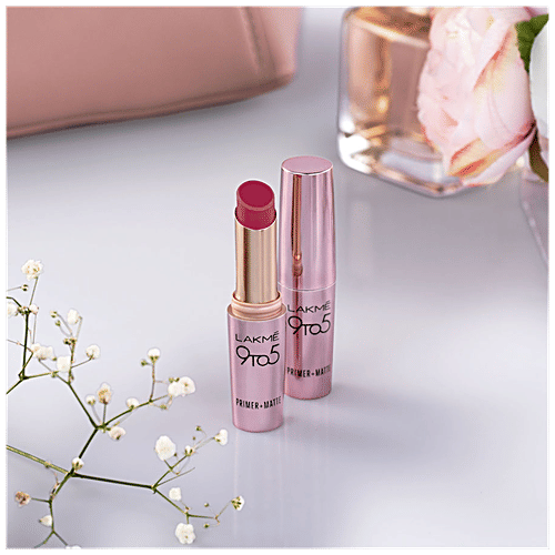 Lakme 9 To 5 Primer + Matte Lip Colour, 3.6 g Berry Base MR 11 