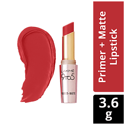 Lakme 9 To 5 Primer + Matte Lip Colour, 3.6 g Berry Base MR 11 