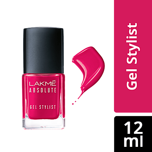 Buy Lakme Absolute Gel Stylist Nail Color 15 Ml Pink Drama Online At