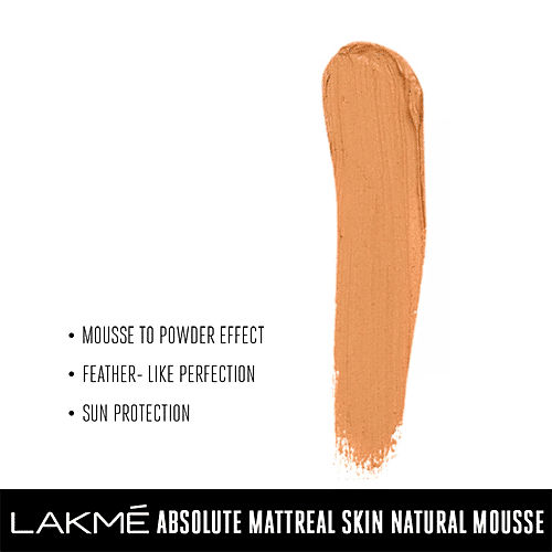 Lakme Absolute Skin Natural Mousse, 25 g Golden Medium 03 