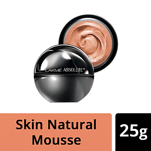 Lakme Absolute Skin Natural Mousse, 25 g Rose Fair 02 