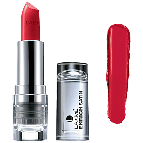Lakme Enrich Satins Lip Colour, 4.3 g Shade P158 