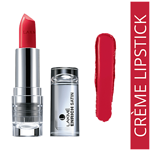 Lakme Enrich Satins Lip Colour, 4.3 g Shade P158 