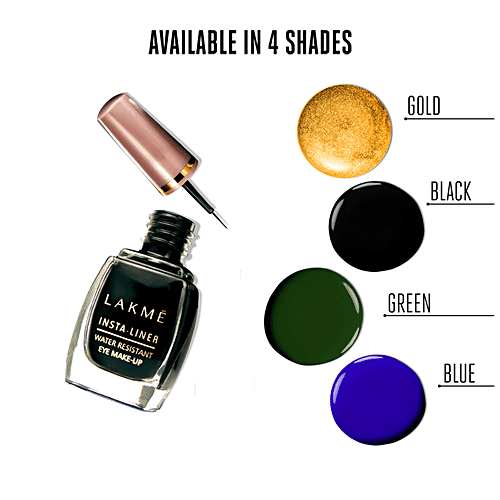 Lakme Insta Eye Liner - Black, 9 ml  