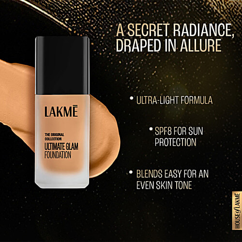 Lakme Invisible Finish SPF 8 Foundation, 25 ml Shade 01 