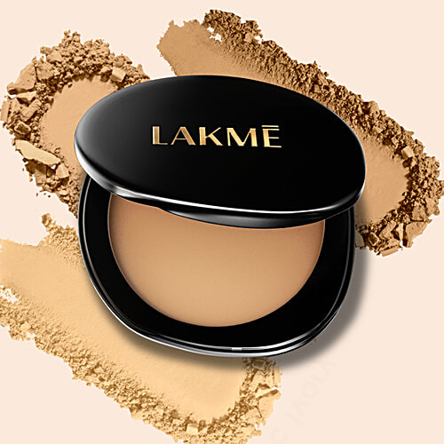 Lakme Ultimate Glam Compact  Skin Lightening Compact Powder with Vitamin B3, 8 g Beige Honey 05 