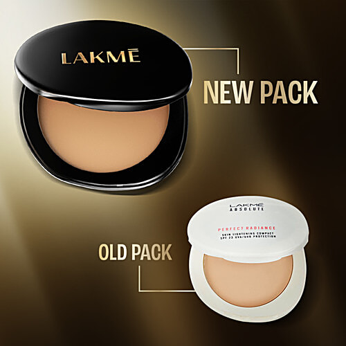 Lakme Ultimate Glam Compact  Skin Lightening Compact Powder with Vitamin B3, 8 g Beige Honey 05 