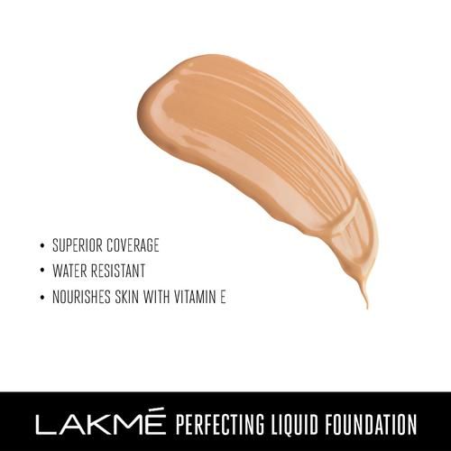 Lakme Perfecting Liquid Foundation, 27 ml Coral 