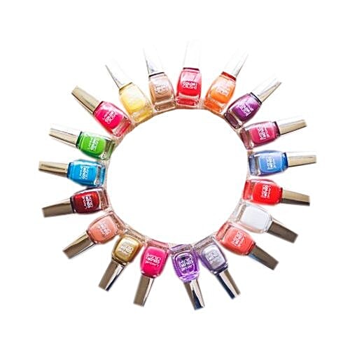 Lakme True Wear Color Crush Nail Color, 9 ml Shade 58 Chip Resistant