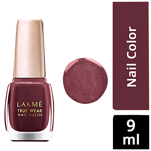 Lakme True Wear Nail Color, 9 ml Reds & Maroons 401 