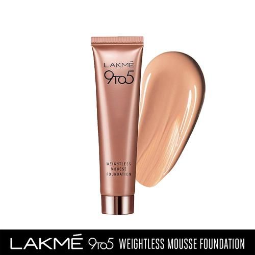 Lakme 9 to 5 Weightless Mousse Foundation, 25 g Rose Ivory 