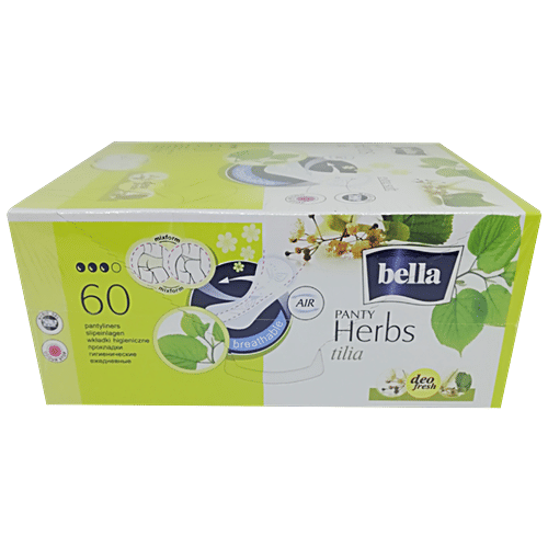 Buy Bella Herbs Panty Liners With Tilia 60 Pcs Online At Best Price of