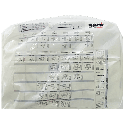 Seni Super Breathable Adult Diapers - Extra Large, 10 pcs  