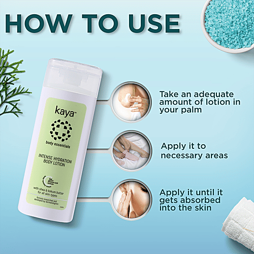 Kaya Clinic Intense Hydration Body Lotion - For All Skin Types, With Shea & Kokum Butter, 200 ml  