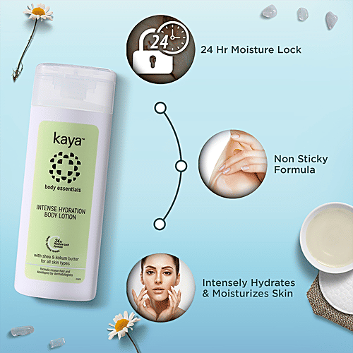 Kaya Clinic Intense Hydration Body Lotion - For All Skin Types, With Shea & Kokum Butter, 200 ml  