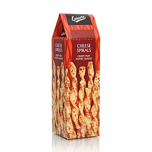Buy Epicure Snacks Cheese Spirals Crispy Puff Pastry Online at Best