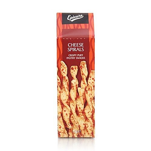 Buy Epicure Snacks Cheese Spirals Crispy Puff Pastry Online at Best