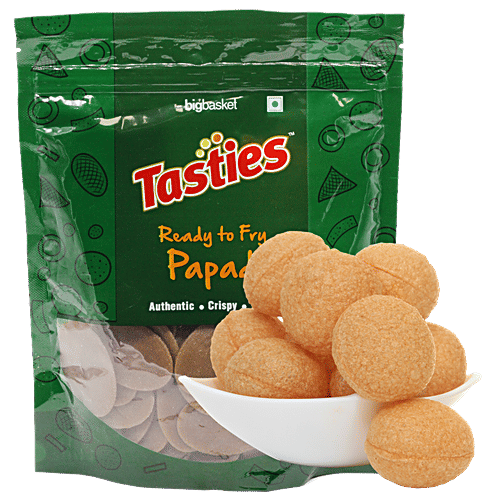 Tasties Papad & Fryum - 3D Pani Puri, Onion Flavour, 150 g  