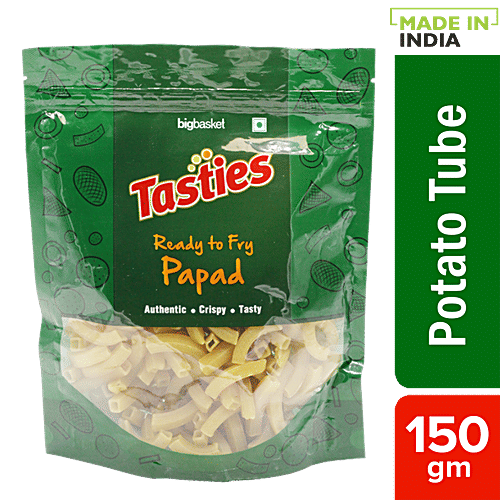 Tasties Papad & Fryum - Potato Tube, 150 g  