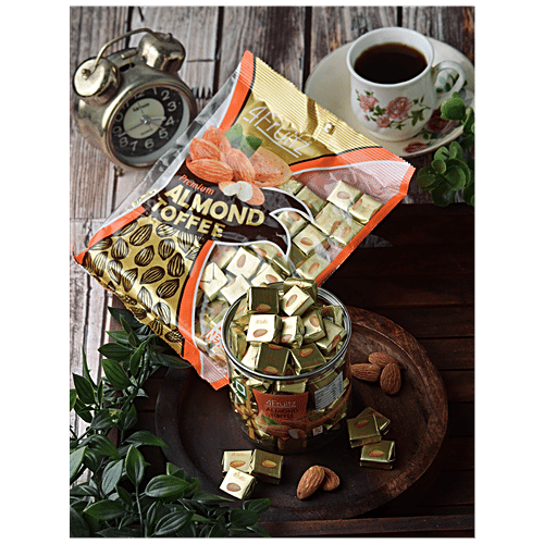 4Fruitz Premium Toffee - Almond, 200 g  