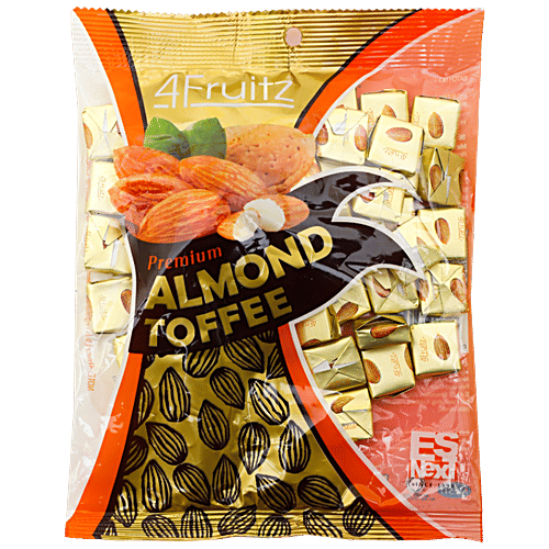 4Fruitz Premium Toffee - Almond, 200 g  