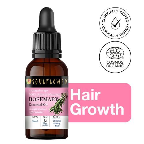Buy Soulflower Rosemary Essential Oil - For Hair Growth & Skin Brightening,  For Women, 100% Pure Online at Best Price of Rs 731 - bigbasket