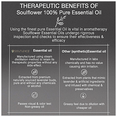 Soulflower Tea Tree Essential Oil - For Oily Acne Prone Skin & Dandruff, 100% Pure, 30 ml  Nature's Antiseptic