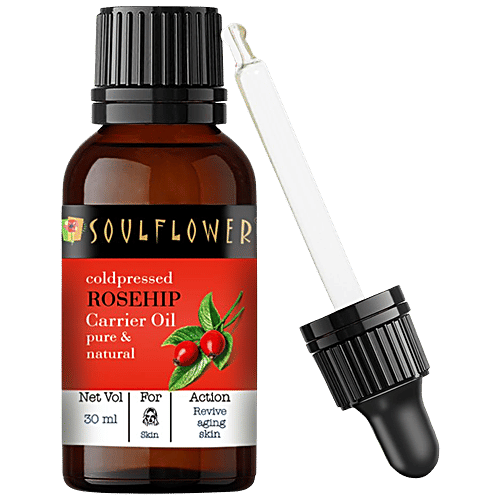 Buy Soulflower Cold Pressed Carrier Oil Rosehip 30 Ml Online At Best
