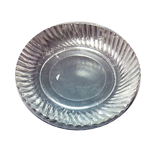 Buy Udani Disposable Silver Plates No9 Online at Best Price of Rs null