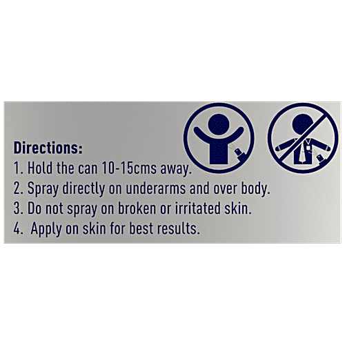 Nivea Gas Free Deodorant - Intense, Daylong Odour Control, 120 ml Gas Free