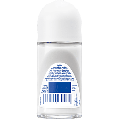 Nivea Women Deodorant Roll On - Protect & Care, Non-Irritating & 48h Protection, 50 ml  