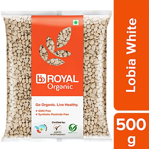 bb Royal Organic - Lobia/Chavali, White, 500 g  