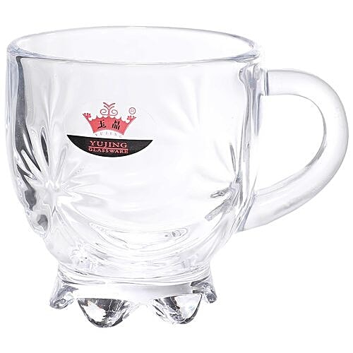 Buy Yujing Glass Tea Cups Round Flora Online at Best Price of Rs 685