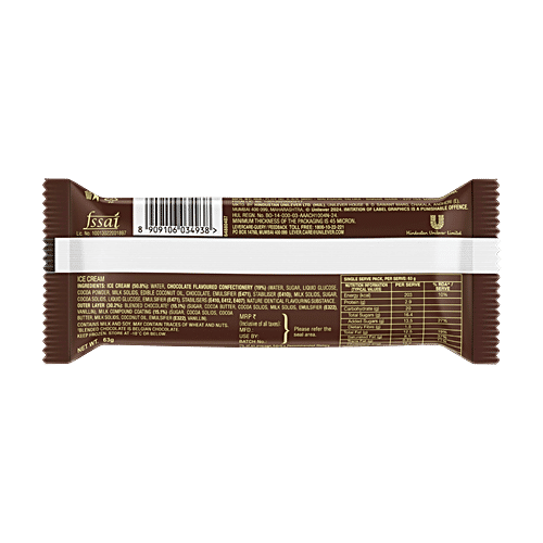 Kwality Wall's Magnum Chocolate Truffle Ice Cream, 63 g  Made with Belgian Chocolate