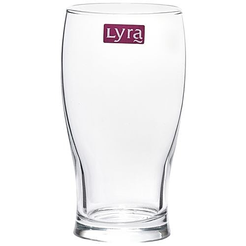 Lyra Beer/Juice Glass - Pilsner Belek, 380 ml (Pack of 6) 