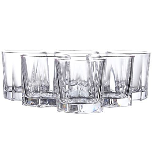 Lyra Juice Whisky Glass - Jupiter, 200 ml (Pack of 6) 