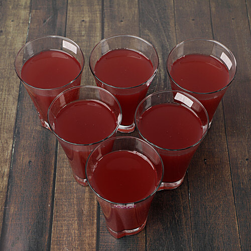 Lyra Water Juice Glass - Truva, 350 ml (Pack of 6) 