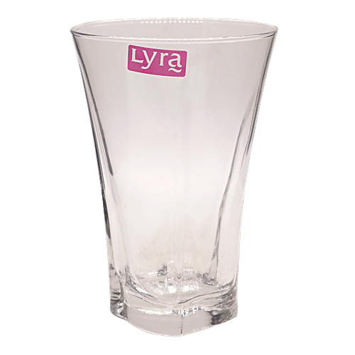 Lyra Water Juice Glass - Truva, 350 ml (Pack of 6) 