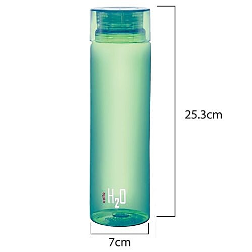 Cello H2O Unbreakable Water Bottle - Green, 1 L  