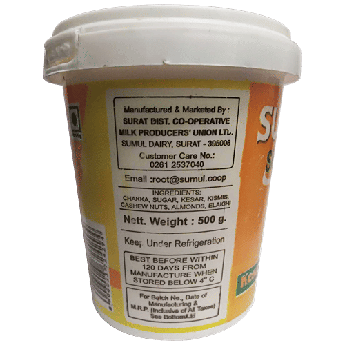 Sumul Shrikhand - Kesar Dryfruits, 500 g  