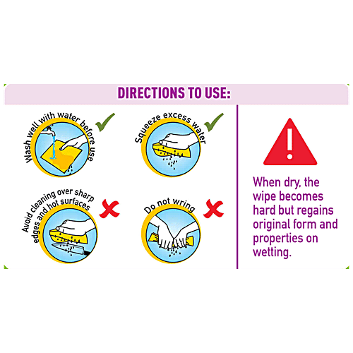 Scotch Brite Sponge Wipes, 5 pcs  