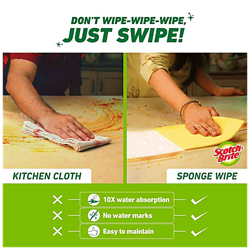 Scotch Brite Sponge Wipes, 5 pcs  