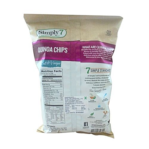 Buy Simply 7 Quinoa Chips Salt & Vinegar Online at Best Price bigbasket