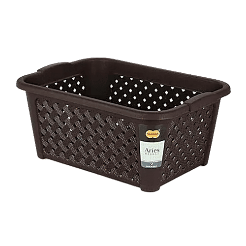 Nakoda Aries Plastic Basket 222, 1 pc BPA Free