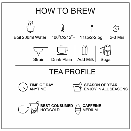 Meri Chai Strong Tea - Assam Premium Blend, 200 g