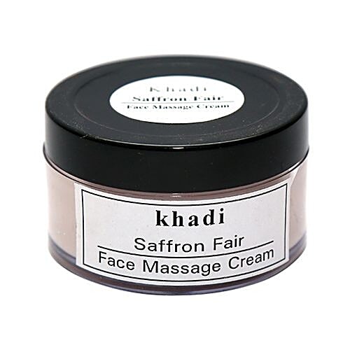 Khadi Manav Massage Cream - Saffron Fair Face, 50 g  